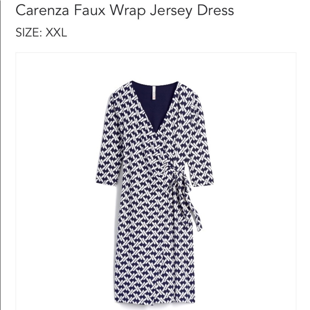 Gilli Carenza Faux Wrap Jersey Dress